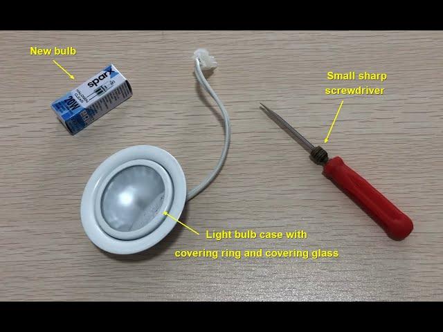 How To Replace G4 Light Bulbs (Build In)