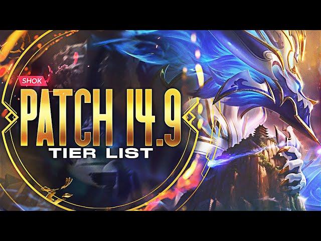 PATCH 14.9 MID LANE TIER LIST