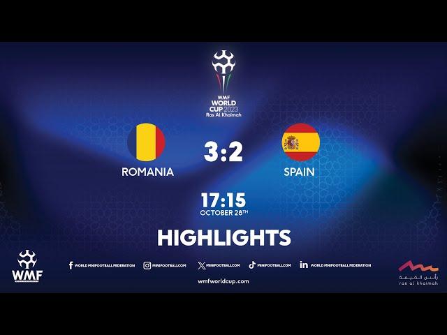 WMF World Cup 2023 I Day 3 I Romania - Spain I Highlights