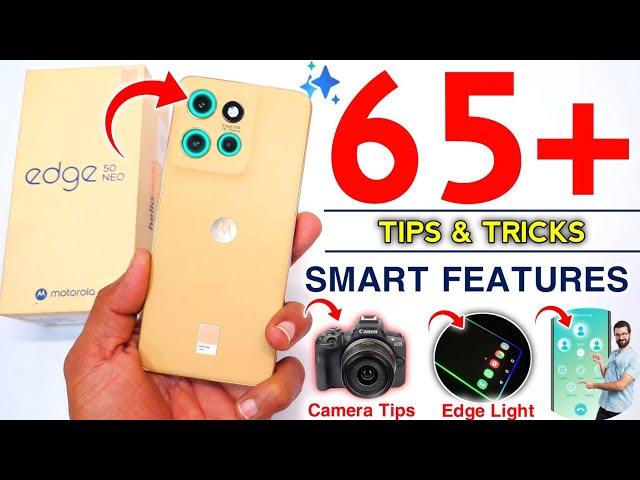 Moto Edge 50 Neo Tips & Tricks | Moto Edge 50 Eeo 5G Tips And Tricks | Top 65+ Hidden Features️