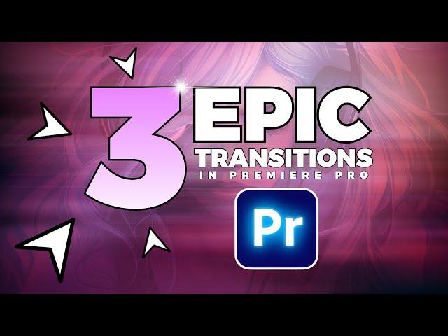 3 EPIC Premiere Pro TRANSITIONS In 90 Seconds