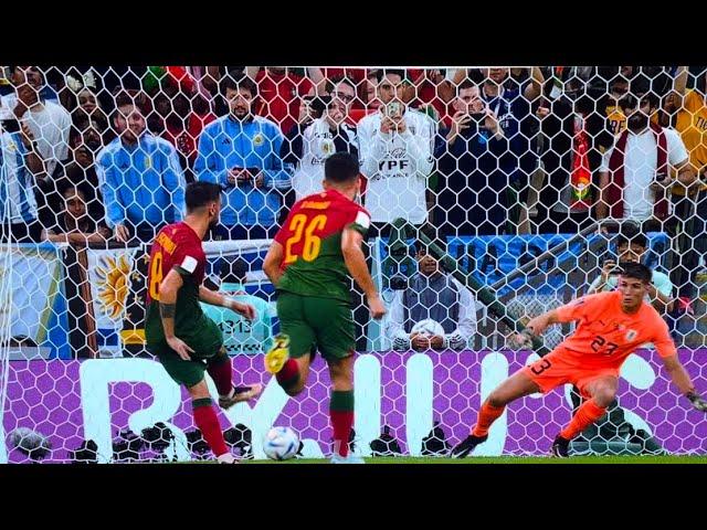 BRUNO FERNANDES GOAL VS URUGUAY (PORTUGAL VS URUGUAY 2-0 WORLD CUP HIGHLIGHTS)