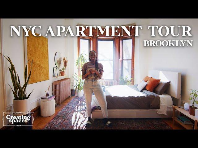 Touring a $2,300 Brooklyn Brownstone NYC Apartment | Naj Austin