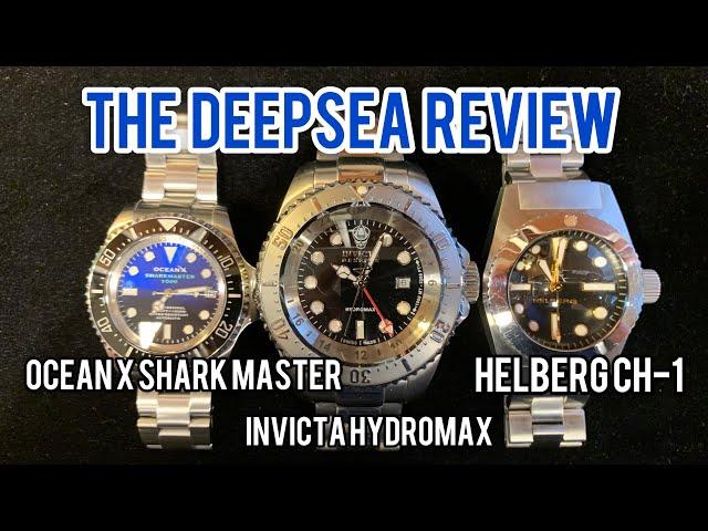 OceanX Sharkmaster 1000 SMS1012 | Helberg CH1 | Invicta Hydromax | James Cameron Deepsea Review