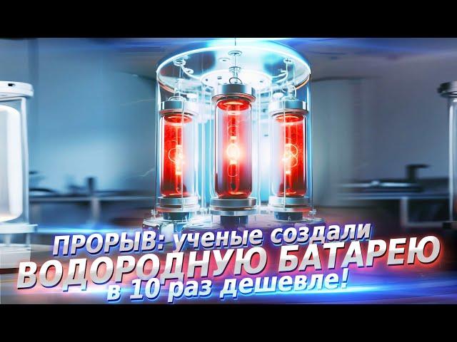 ПРОРЫВ: ученые создали ВОДОРОДНУЮ БАТАРЕЮ в 10 раз дешевле