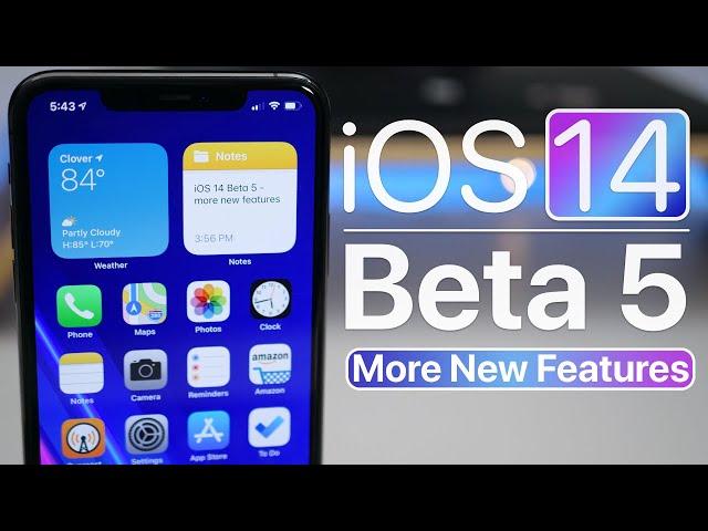 iOS 14 Beta 5 - More New Features