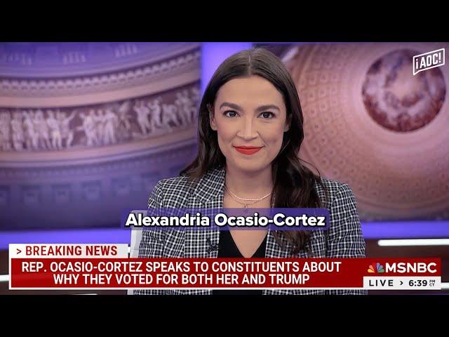 AOC explains the AOC-Trump voter | The ReidOut Full Interview