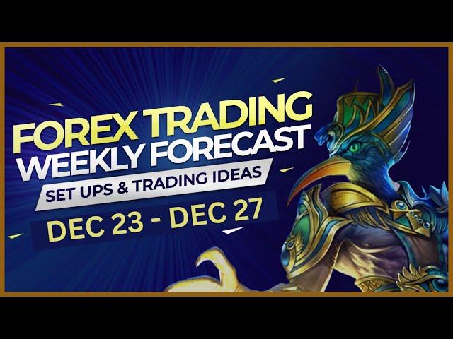  Weekly Forex Forecast | EURUSD, GBPUSD, USDJPY, AUDUSD, XAUUSD OIL (23/12/2024) Supply And Demand