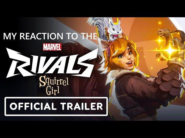 Comixfan reacts to the Marvel Rivals Squirrel Girl Character Reveal Official Trailer!️