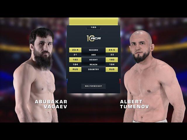 Абубакар Вагаев vs. Альберт Туменов | Abubakar Vagaev vs. Albert Tumenov | ACA 183