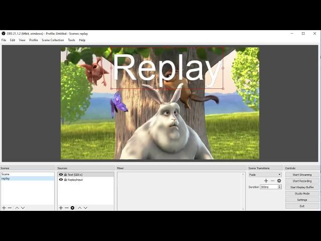 howto OBS Studio Replay Source