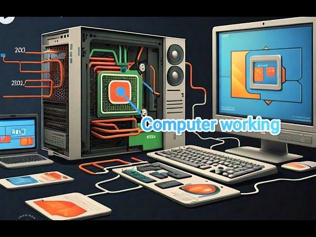 How Do A Computer Work. The Introduction basic of computer working. #Computerworking