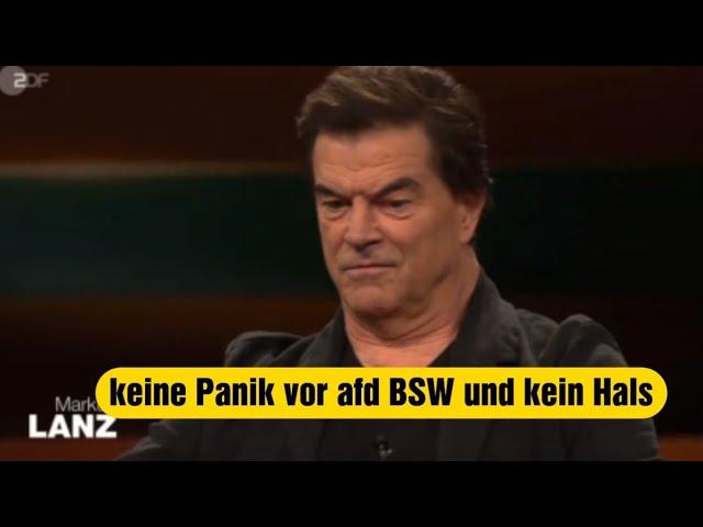 Markus Lanz Toten Hosen Sänger Campino zu Gast zum Thema afd bsw und kein Hals #zdf #TotenHosen