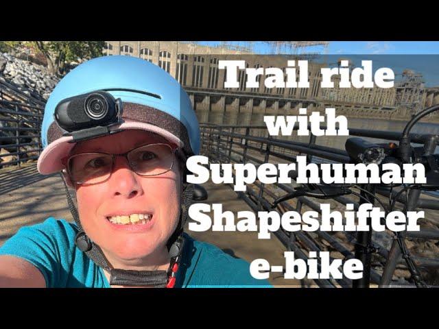 Superhuman shapeshifter e-bike Veterans Day trail ride.