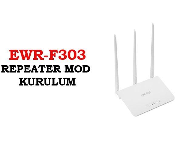 EVEREST EWR-F303 REPEATER(KABLOSUZ) MODU KURULUMU