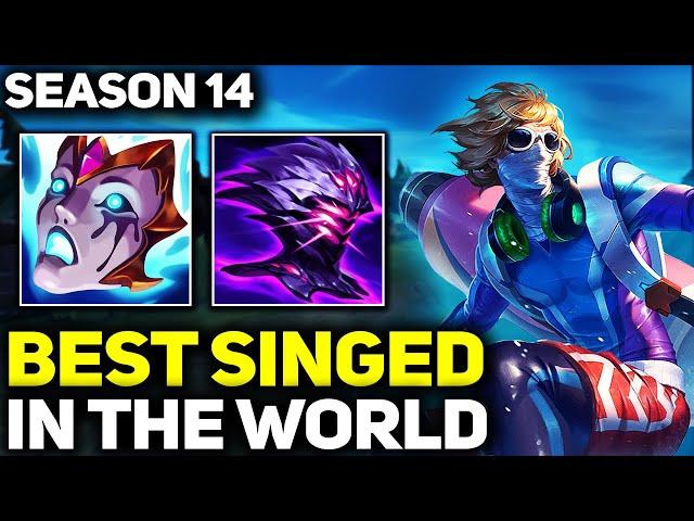 RANK 1 BEST SINGED IN SEASON 14 - AMAZING GAMEPLAY! | League of Legends