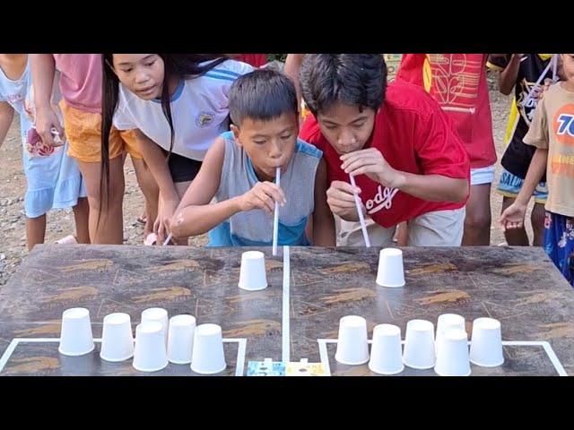 BLOW THE CUP CHALLENGE,  Team Amber vs Team Cocong gooo