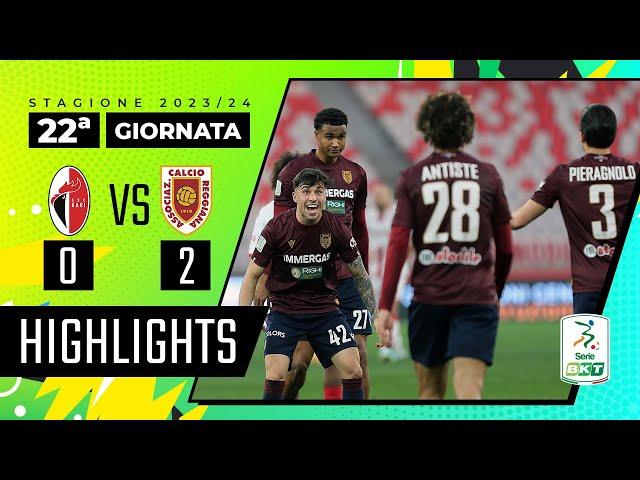 Bari vs Reggiana 0-2 | Vittoria in trasferta e sorpasso della Regia | HIGHLIGHTS SERIE BKT 2023-2024