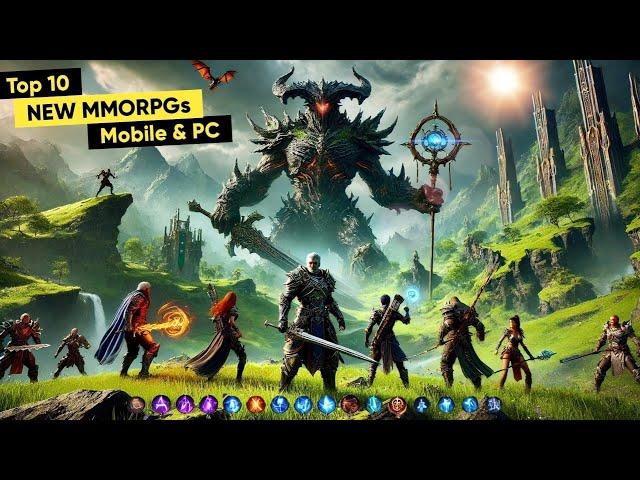 Top 10 New MMORPG Games on Android & iOS 2024