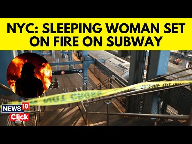 New York Subway Crime | Woman Dies After Being Set On Fire On NYC Subway | Brooklyn News | N18G