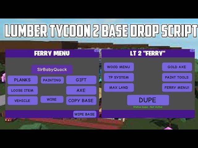 New! How To Base Drop In Lumber Tycoon 2 (SOLO) [NEW UPDATED METHOD] FREE!!