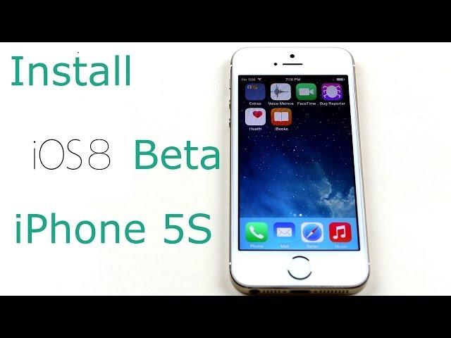 How to install iOS 8 Beta on iPhone 5S (Without Developer ID)