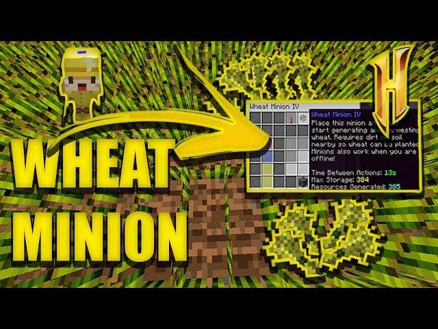 Making a WHEAT MINION! (Hypixel Skyblock) #2