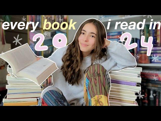 every book i read in 2024  (yearly reading wrap up)