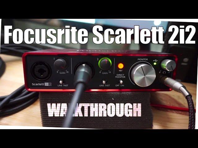 Focusrite Scarlett 2i2 Feature walkthrough