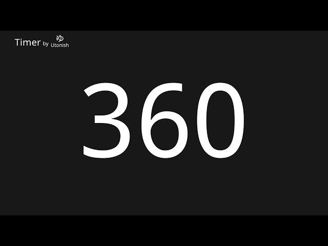 360 Second Countdown Timer