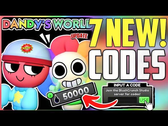 ️UPDATE!CODES️DANDY'S WORLD ROBLOX CODES 2024 - DANDYS WORLD CODES