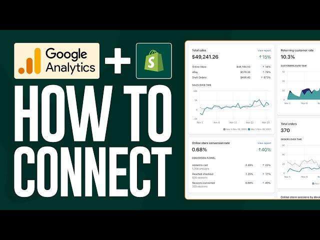 How to Connect Google Analytics on Shopify (2024) Google Analytics 4 Setup