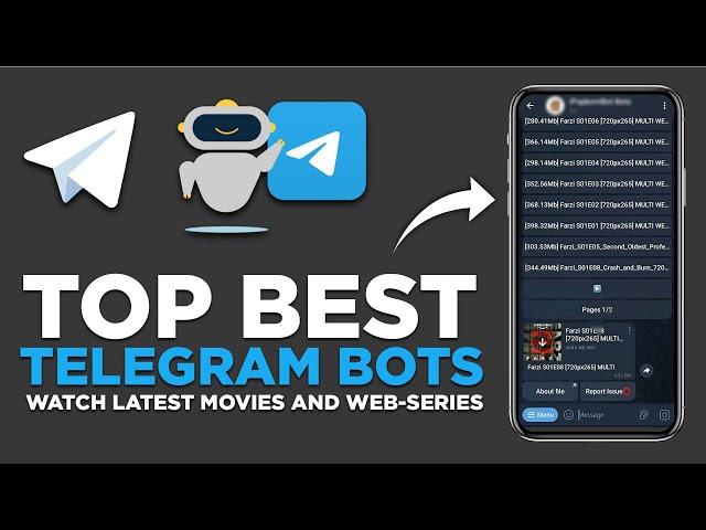 Top Best Telegram Bots 2023 | Movies & Web-Series Bot