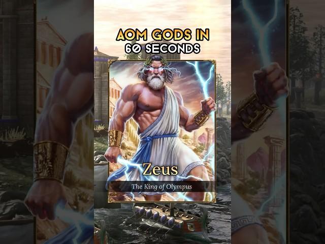 Zeus in 60 Seconds - Age of Mythology Retold #ageofmythology #ageofmythologyretold