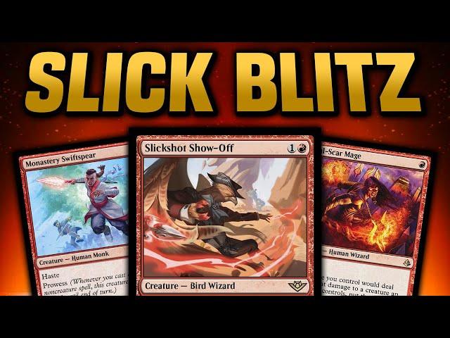 SLICKSHOT BLITZ is taking over the meta! 【 MODERN MTG Gameplay 】