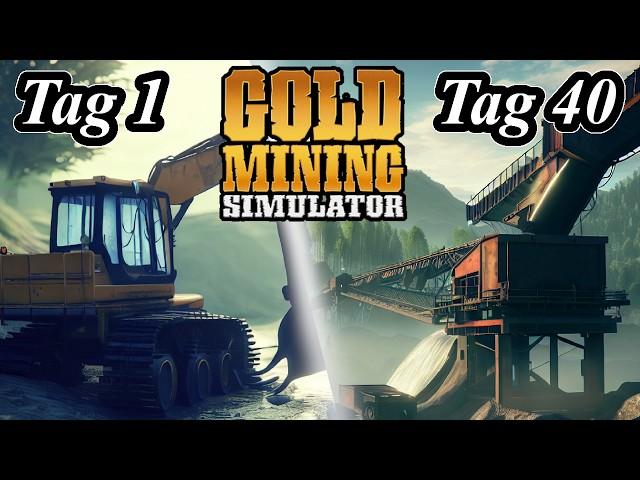 Ich habe 40 Tage nach Gold gesucht und das ist passiert | Gold Mining Simulator