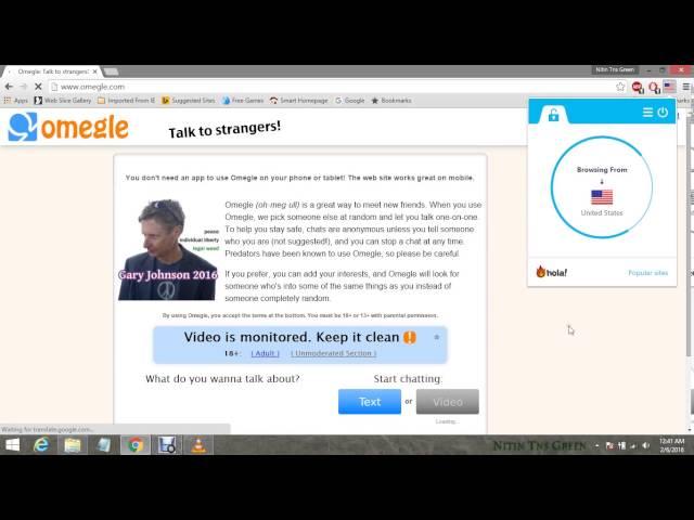 How to fix omegle loading and error connecting to server problems part 1