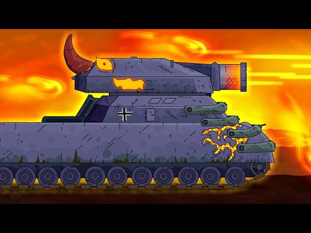 I AM RATTE and BECAME A DEMON! Rebirth of Ratte - Cartoons about tanks