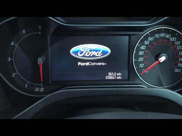 Ford S-Max Car Service Oil Light Reset How To DIY