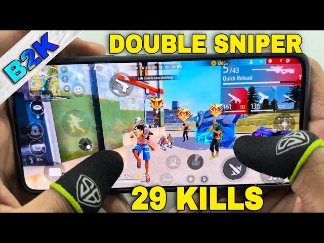 B2k double sniper handcam gameplay 3 finger sniping like a hacker motorola edge 50 pro gaming test