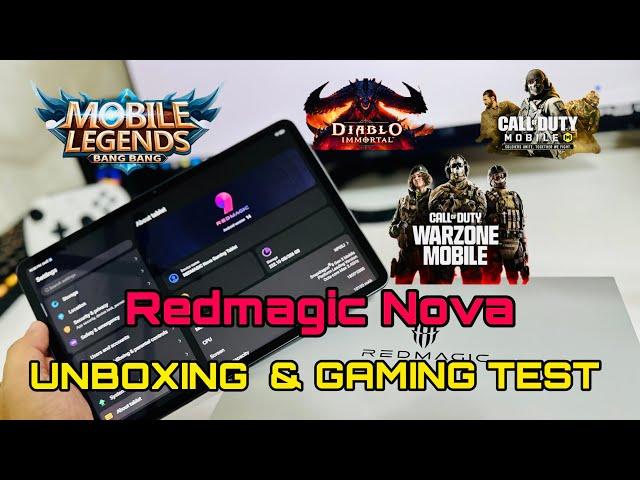 REDMAGIC NOVA GAMING TABLET - Unboxing & gaming Test