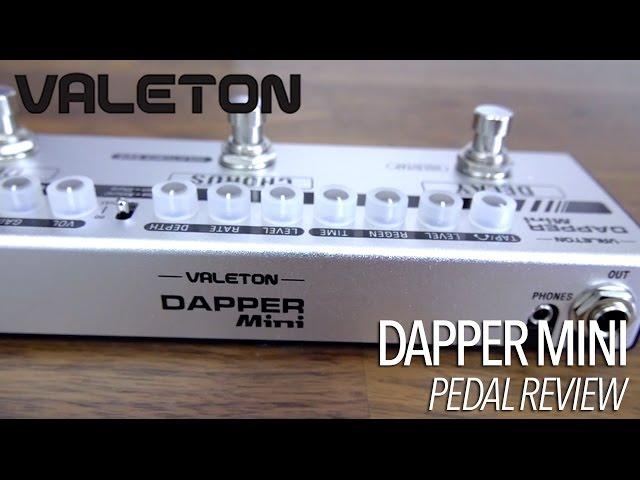 Valeton - Dapper Mini 4 Effects Strip (Pedal Demo)