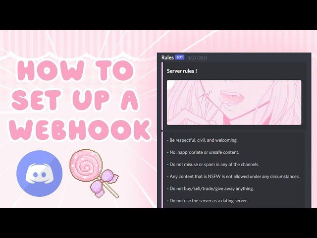 how to make an aesthetic webhook on discord  | Discord Tutorial