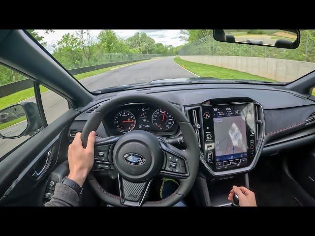 2024 Subaru WRX TR - POV Track Drive (Road America)