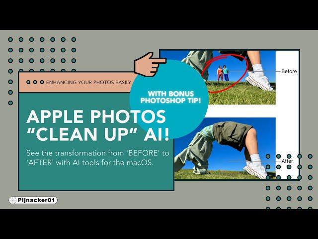 How to Use Apple Photos AI Clean Up Tool + Photoshop Editing Tips for the macOS