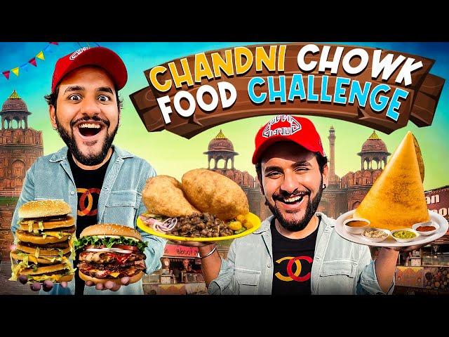 Chandni chownk STREET FOOD Eating challenge !!