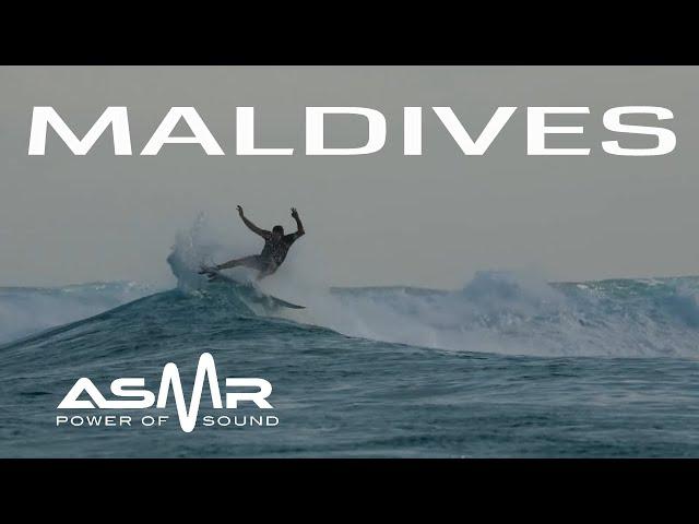 NEW! MALDIVES  (Shane Dorian, Taylor Knox) ASMR SURF- SCAPES - RELAXING OCEAN SOUNDS