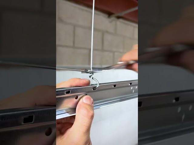 Effortless Drop Ceiling Installation with the Wire Spinner Tool! #shorts #tools #construction
