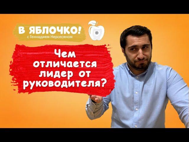 Чем отличается лидер от руководителя? Про управление простыми словами!  #17