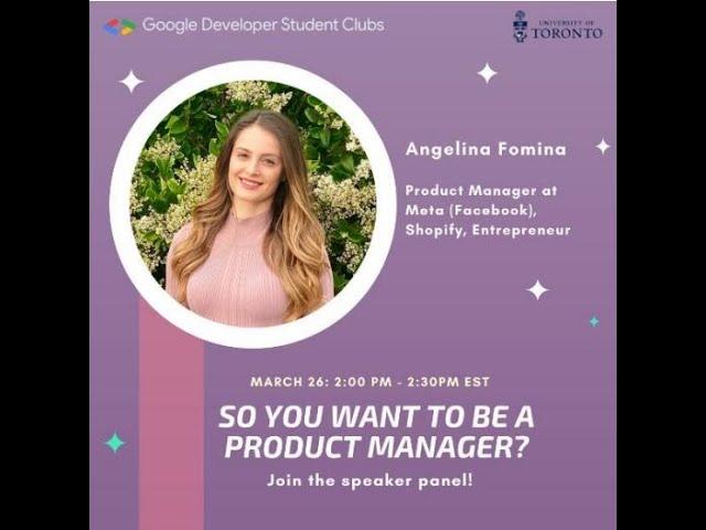 Angelina Fomina - So you want to be a product manager?